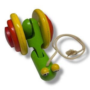 Plan Toys Wooden Snail Pull Along Toy As Seen on Baby Einstein‎